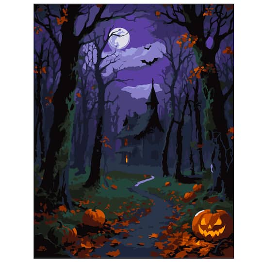 11" x 14" Haunted House Paint-by-Number Kit by Artist's Loft®